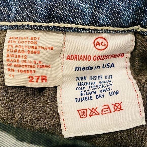 AG Adriano Goldschmied The Precise Denim Pencil Skirt Size 27R - Picture 6 of 6